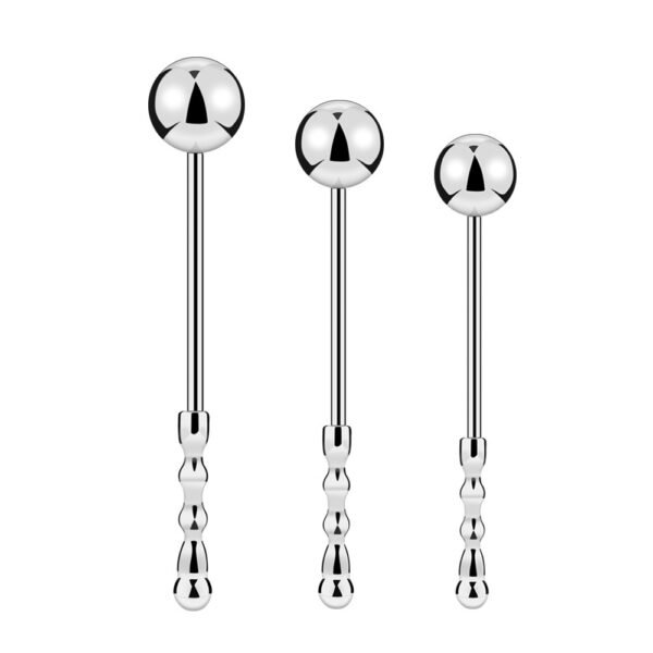 Spherical metal anal plug