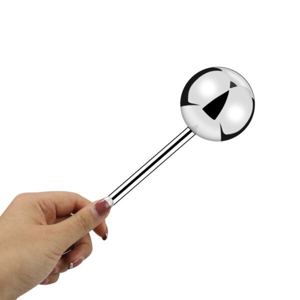 Spherical metal anal plug