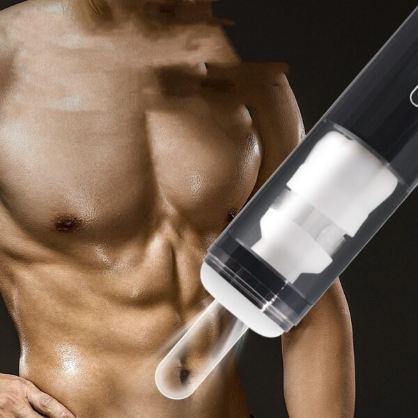 Vibration Automatic TPE Soft Rubber Airplane Bottle Removable Cleaning