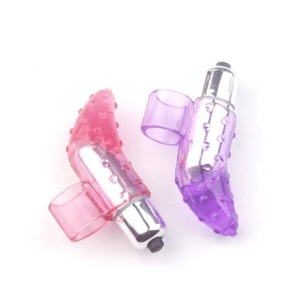 Vibrating Finger Caps Thumb Floating Dot Massage