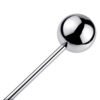 Spherical metal anal plug