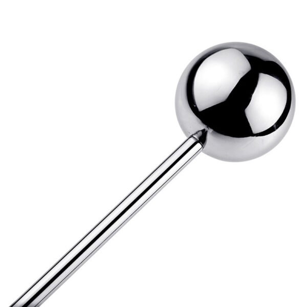 Spherical metal anal plug