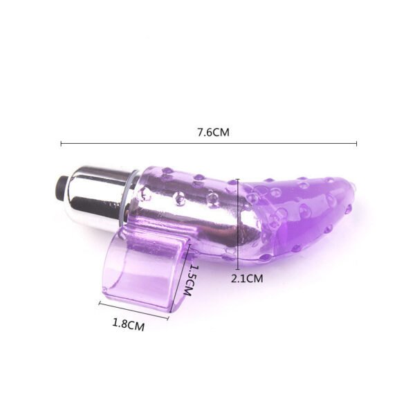 Vibrating Finger Caps Thumb Floating Dot Massage