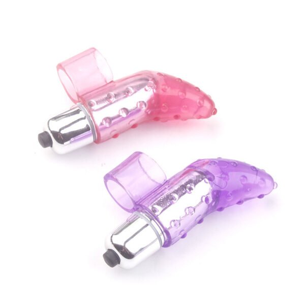 Vibrating Finger Caps Thumb Floating Dot Massage