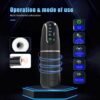 Multi Functional Aircraft Cup Men's Vibration Suction Interaction
