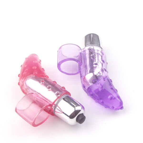 Vibrating Finger Caps Thumb Floating Dot Massage